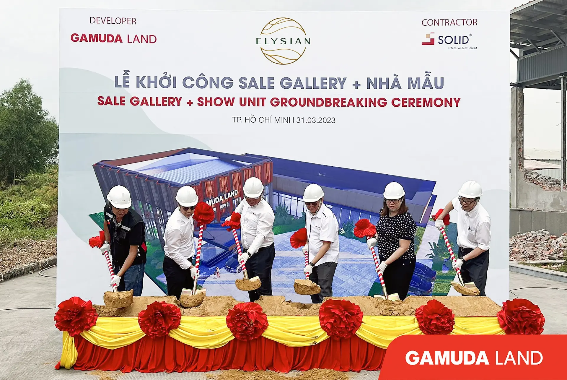 Lễ khởi công Sale Gallery + Nhà Mẫu Elysian Thủ Đức Gamuda Land